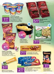 Gazetka promocyjna Stokrotka - Stokrotka Express - Gazetka - ważna od 07.09 do 07.09.2022 - strona 3 - produkty: Makaron, Ciastka, Sos, Gry, Zott, Bell, Jogurt, Chipsy, Kawa, Sante, Lody, Tagliatelle, Czekolada, Crunchips, Delicje, Baton, Bella, Jogobella, Kokos, Szpinak, Hortex, Fa