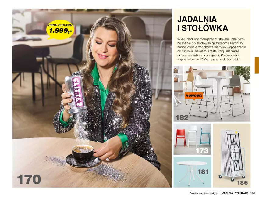 Gazetka promocyjna AJ Produkty - Zima 2021 - ważna 01.01 do 31.03.2021 - strona 163 - produkty: Jadalnia, Meble