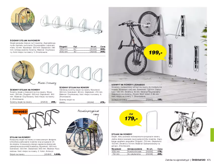 Gazetka promocyjna AJ Produkty - Zima 2021 - ważna 01.01 do 31.03.2021 - strona 471 - produkty: Cynk, Leon, Piec, Pojazd, Rower, Rura, Sok, Stojak