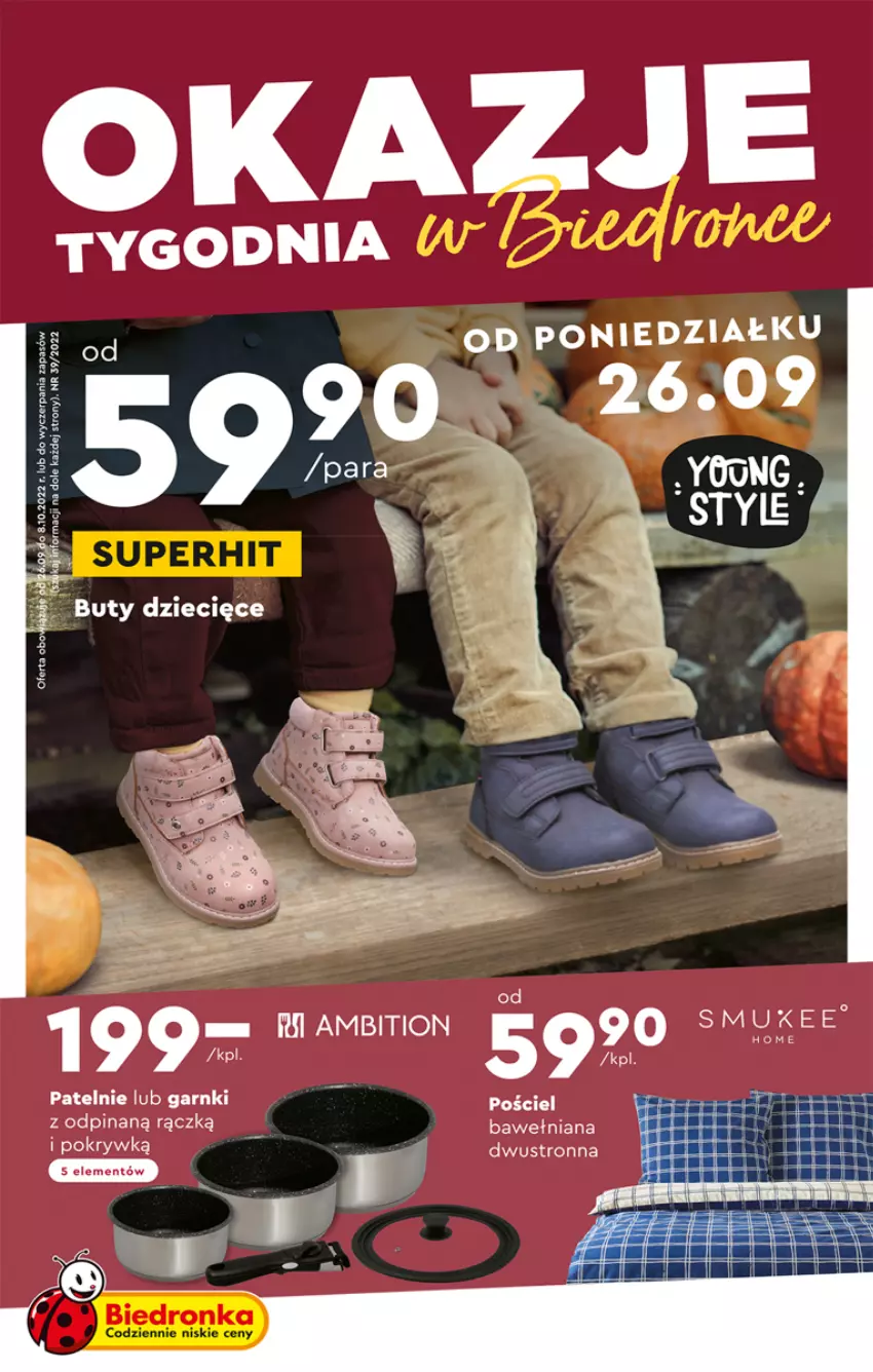 Gazetka promocyjna Biedronka - Okazje tygodnia - ważna 26.09 do 07.11.2022 - strona 1 - produkty: Ambition