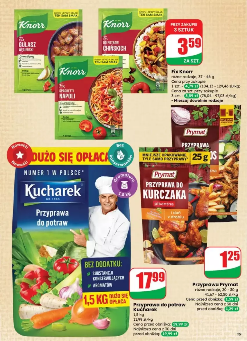 Gazetka promocyjna Dino - ważna 10.09 do 16.09.2025 - strona 11 - produkty: Knorr, Kurczak, Prymat, Przyprawa do potraw, Przyprawy, Ser