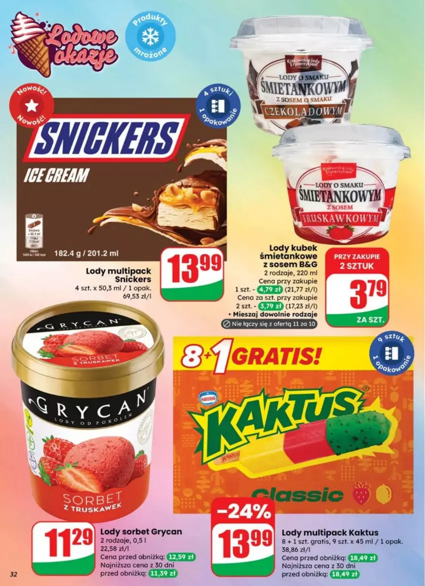 Gazetka promocyjna Dino - ważna 10.09 do 16.09.2025 - strona 26 - produkty: Gra, Gry, Kaktus, Kubek, Lody, Snickers, Sos