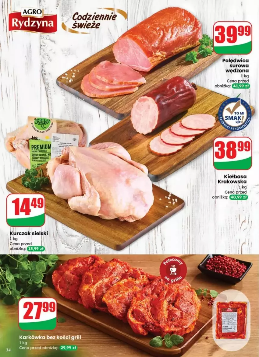 Gazetka promocyjna Dino - ważna 10.09 do 16.09.2025 - strona 28 - produkty: Kiełbasa, Kiełbasa krakowska, Kurczak, Polędwica