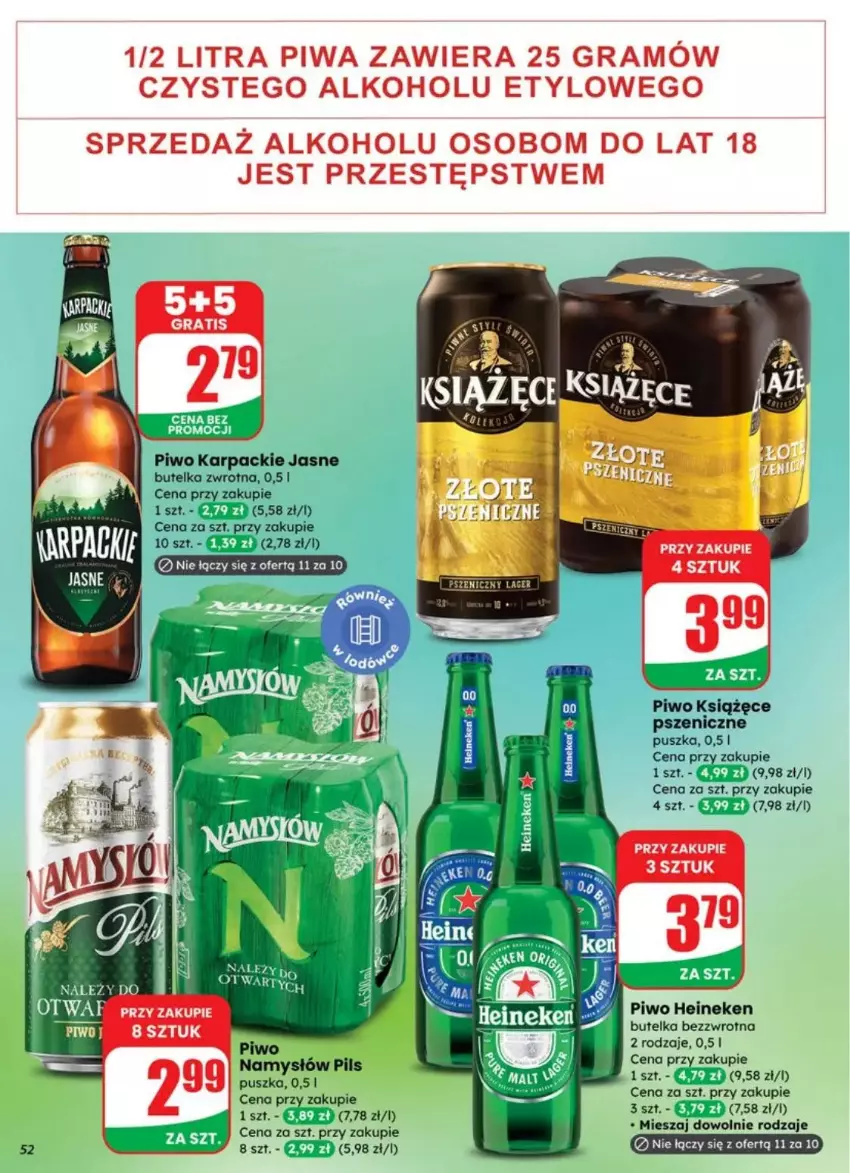 Gazetka promocyjna Dino - ważna 10.09 do 16.09.2025 - strona 48 - produkty: Gra, Heineken, Karp, Książęce, Namysłów, Piwa, Piwo