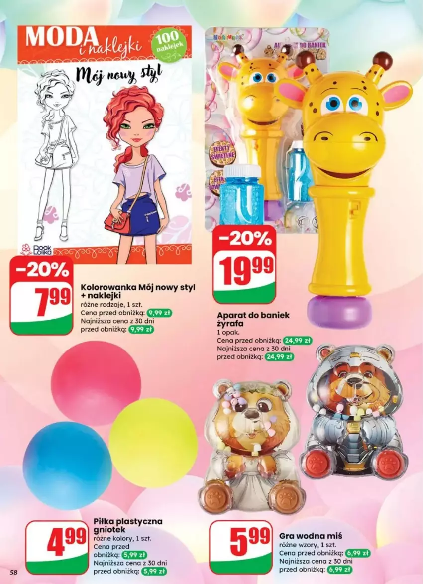 Gazetka promocyjna Dino - ważna 10.09 do 16.09.2025 - strona 54 - produkty: Fa, Gra, Klej, Kolorowanka