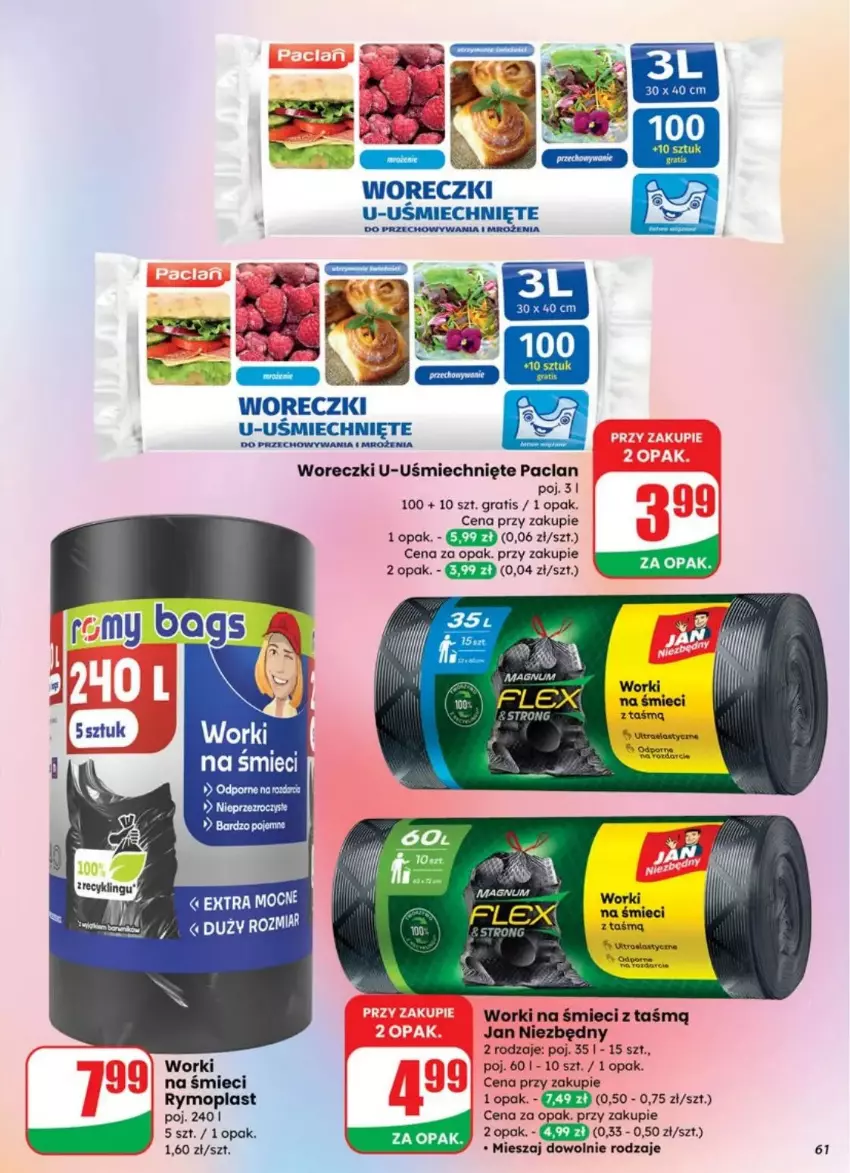 Gazetka promocyjna Dino - ważna 10.09 do 16.09.2025 - strona 58 - produkty: Gra, Jan Niezbędny, Mop, Por, Worki na śmiec, Worki na śmieci