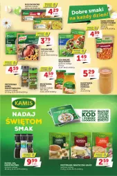 Gazetka promocyjna Groszek - Gazetka - ważna od 08.04 do 08.04.2023 - strona 13 - produkty: Sos, Ser, Sól, Mus, Bulion, Młynek, Lion, Sałat, Pieprz, Kubek, Kamis, Knorr, Musztarda