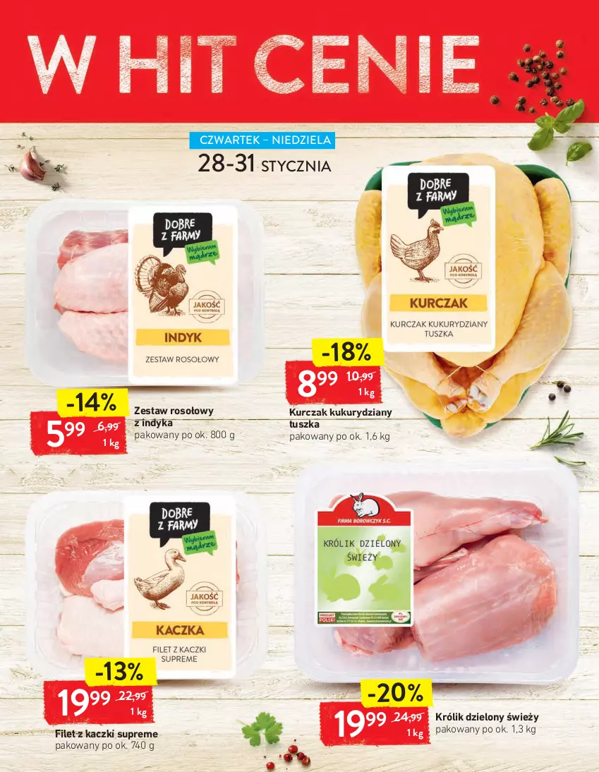 Gazetka promocyjna Intermarche - Maxi Okazje - ważna 26.01 do 01.02.2021 - strona 9 - produkty: Królik, Kurczak, Tusz