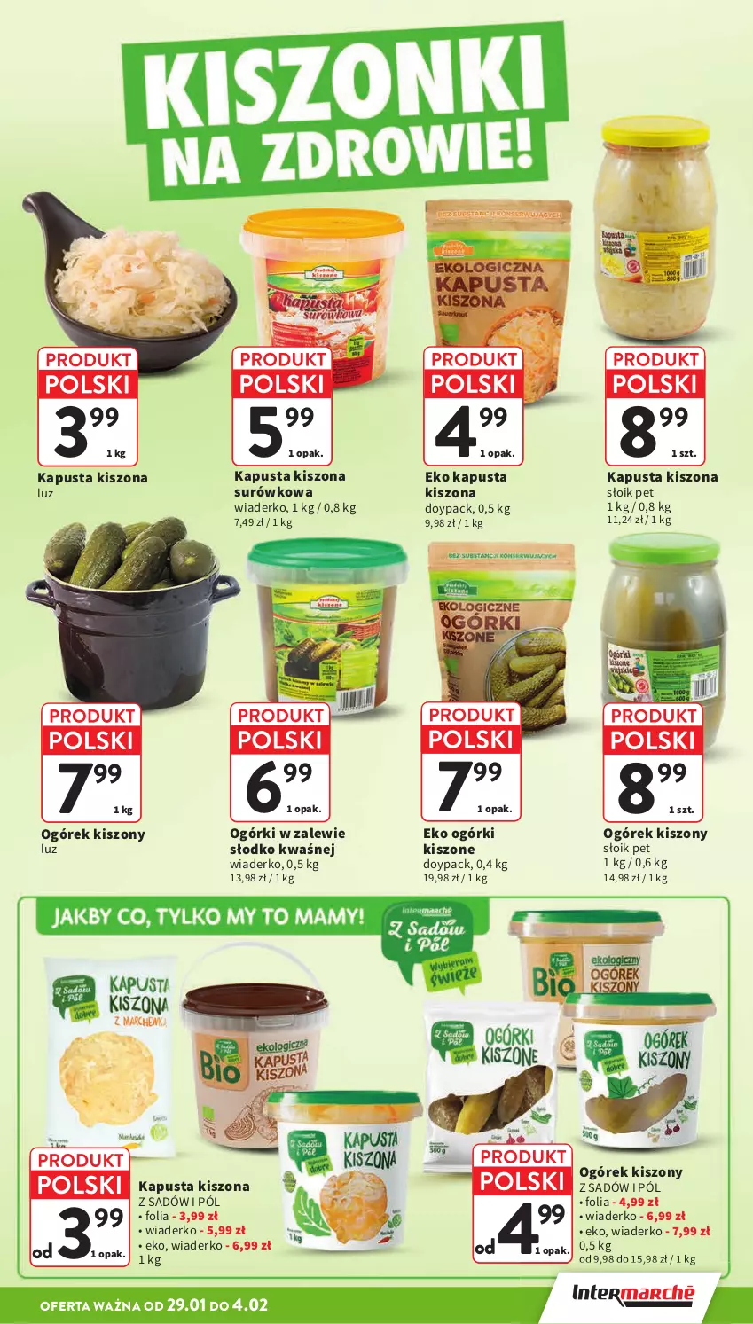 Gazetka promocyjna Intermarche - Gazetka promocyjna - ważna 29.01 do 04.02.2026 - strona 13 - produkty: Ogórek