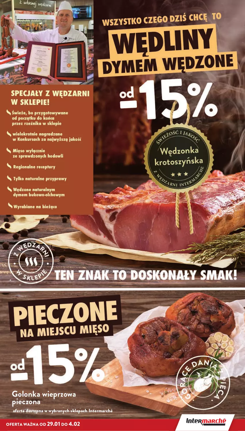 Gazetka promocyjna Intermarche - Gazetka promocyjna - ważna 29.01 do 04.02.2026 - strona 15 - produkty: Golonka wieprzowa, Piec