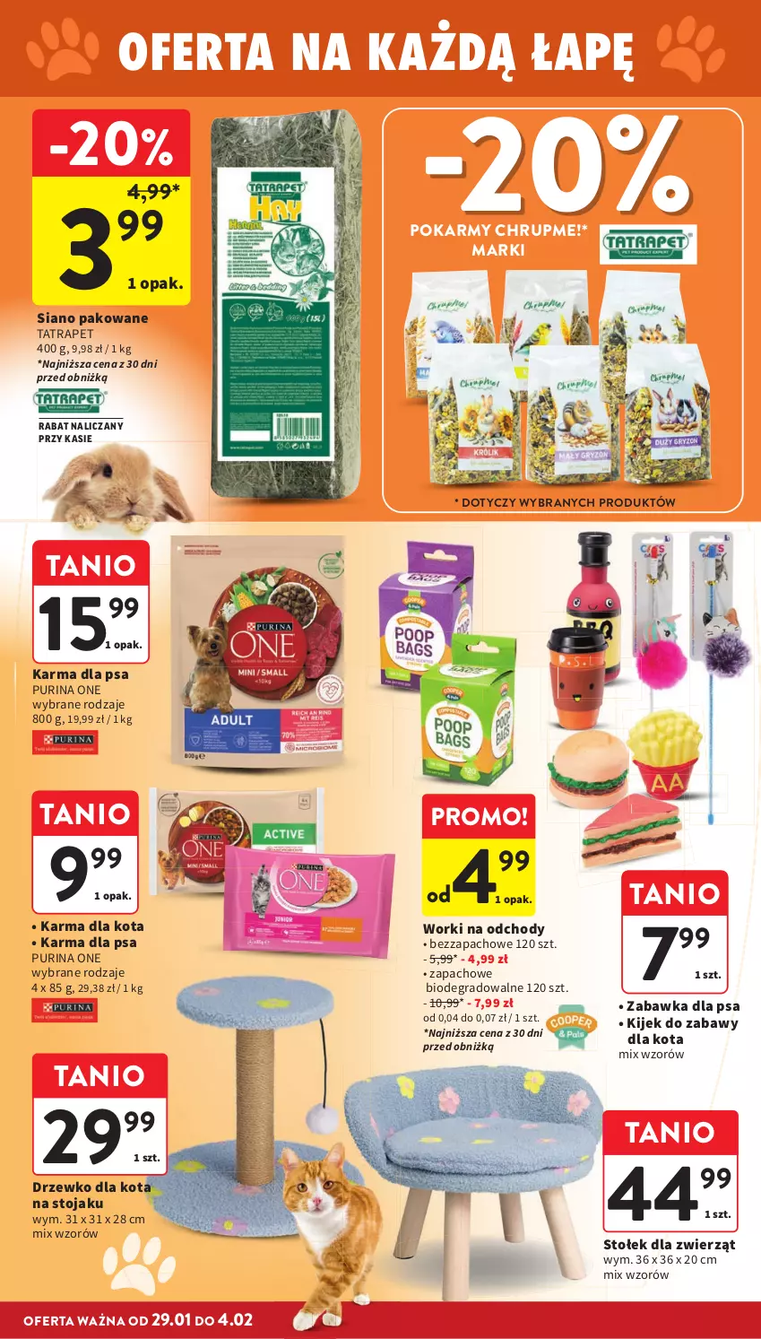 Gazetka promocyjna Intermarche - Gazetka promocyjna - ważna 29.01 do 04.02.2026 - strona 39 - produkty: Gra, Kije, Pur, Purina, Stojak, Stołek, Tatra, Zabawka