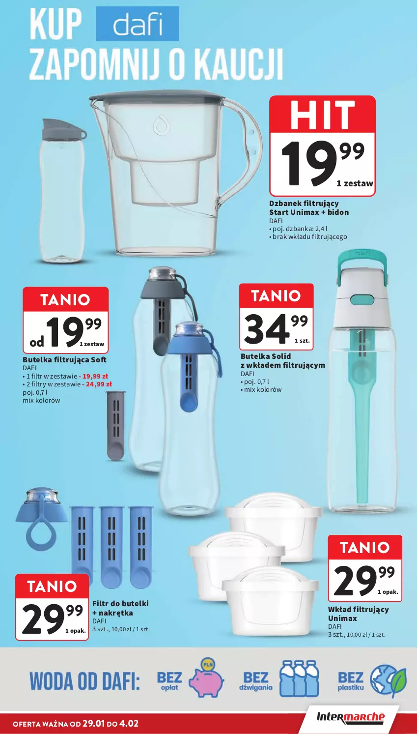 Gazetka promocyjna Intermarche - Gazetka promocyjna - ważna 29.01 do 04.02.2026 - strona 40 - produkty: Dzbanek, Dzbanek filtrujący, Wkład filtrujący