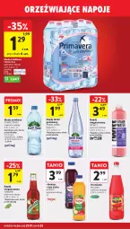 Gazetka promocyjna Intermarche - Gazetka promocyjna - Gazetka - ważna od 04.02 do 04.02.2026 - strona 34 - produkty: Sok, Primavera, LANA, Oranżada, Hellena, Prima, Tymbark, Napój niegazowany, Woda, Napój, Nektar, Hortex