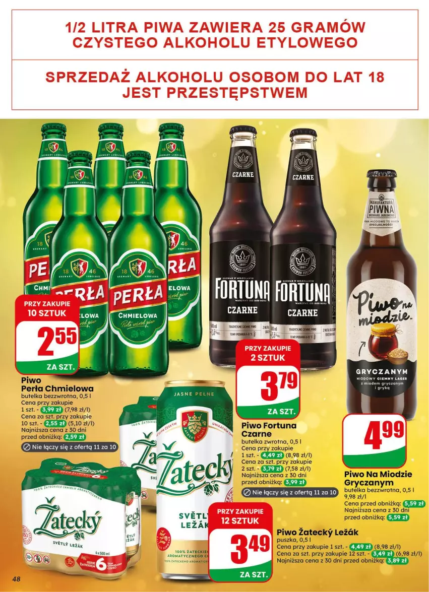 Gazetka promocyjna Dino - Gazetka 44 / 2026 - ważna 28.10 do 03.11.2026 - strona 48 - produkty: Fortuna, Gry, Perła, Piwo