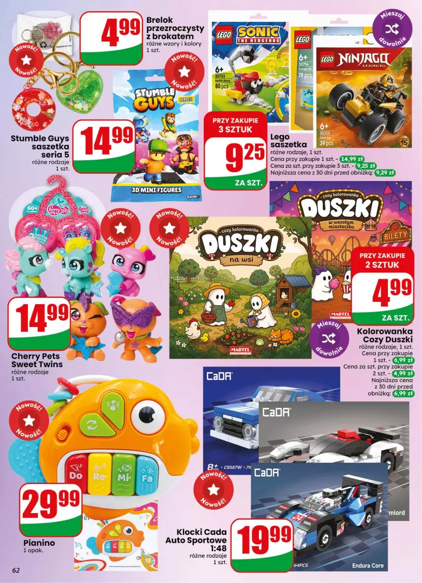 Gazetka promocyjna Dino - Gazetka 44 / 2026 - ważna 28.10 do 03.11.2026 - strona 62 - produkty: Klocki, Kolorowanka, Ser