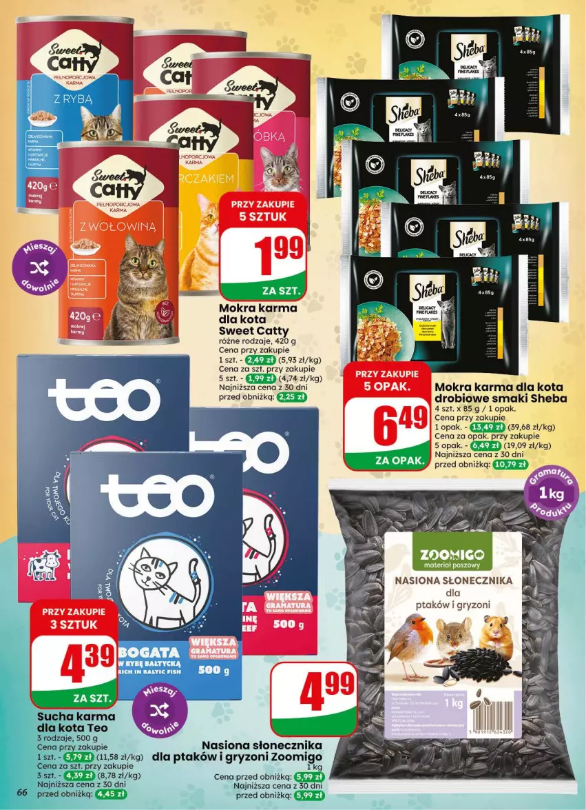 Gazetka promocyjna Dino - Gazetka 44 / 2026 - ważna 28.10 do 03.11.2026 - strona 66 - produkty: Gry, Mokra karma, Por, Sheba