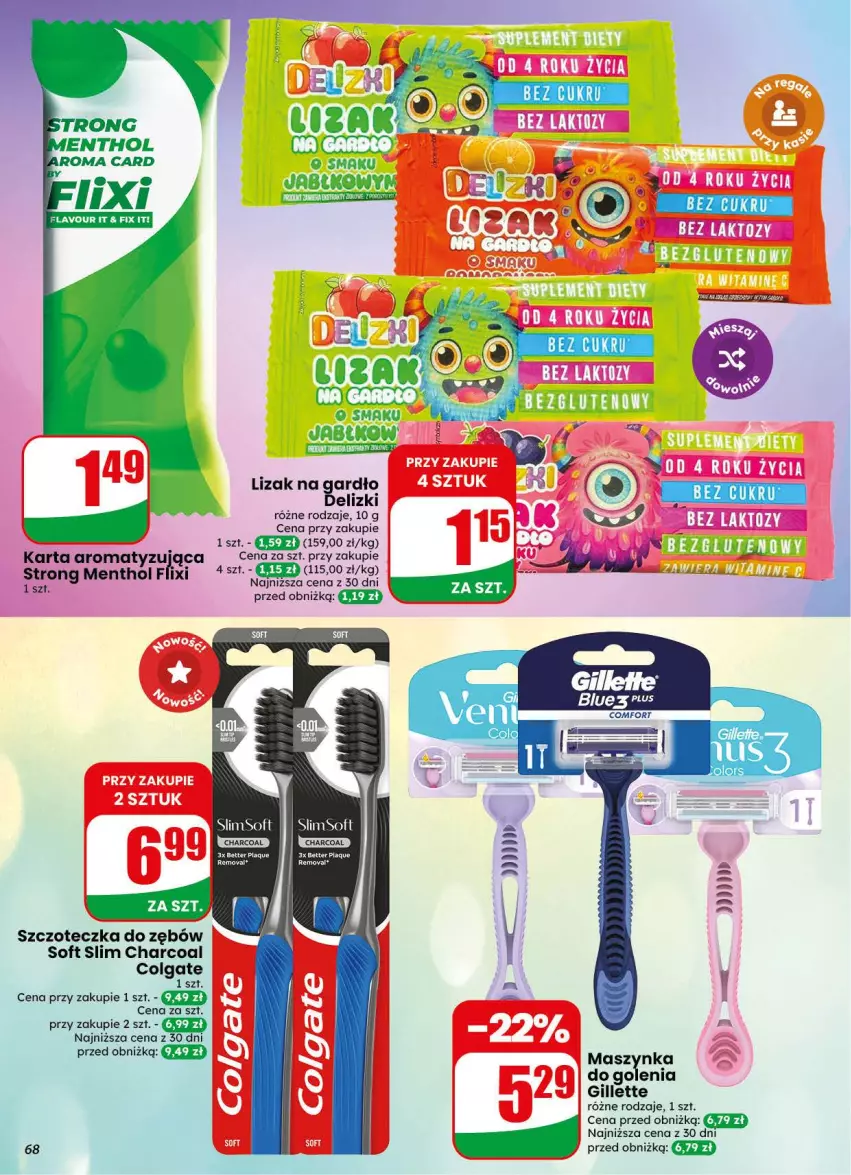 Gazetka promocyjna Dino - Gazetka 44 / 2026 - ważna 28.10 do 03.11.2026 - strona 68 - produkty: Colgate, Gillette, LG, Szczoteczka, Szczoteczka do zębów, Taca