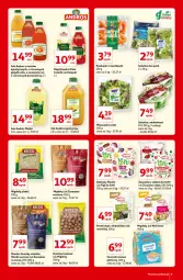 Gazetka promocyjna Auchan - Kultowe Marki Hipermarkety - Gazetka - ważna od 15.09 do 15.09.2021 - strona 9 - produkty: Piec, Orzechy włoskie, Sałatka, Sok, Orzeszki, Migdały, Ananas, Daktyle, Sałat, Pestki dyni, Figi, Mieszanka sałat, Orzeszki ziemne, Napój, Helio, Grejpfrut