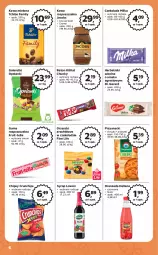 Gazetka promocyjna Odido - Gazetka - Gazetka - ważna od 10.08 do 10.08.2023 - strona 6 - produkty: Tchibo, Kawa rozpuszczalna, Orzeszki, Chipsy, Kawa mielona, Kawa, Chrupki, Herbatniki, Oranżada, Hellena, Czekolada, Galaretki, Przysnacki, Syrop, Tchibo Family, Crunchips, Baton, Jacobs, Gres, Gala, Lanki, Guma rozpuszczalna, Milka, Fa