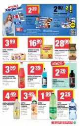 Gazetka promocyjna Spar - EuroSpar - Gazetka - ważna od 20.08 do 20.08.2025 - strona 13 - produkty: Torebka, Nałęczowianka, Top, Sok, Kawa zbożowa, Kawa, Herbata czarna, Oranżada, Hellena, Lipton, Napój gazowany, Oshee, Knoppers, Woda, Herbata, Napój, LG