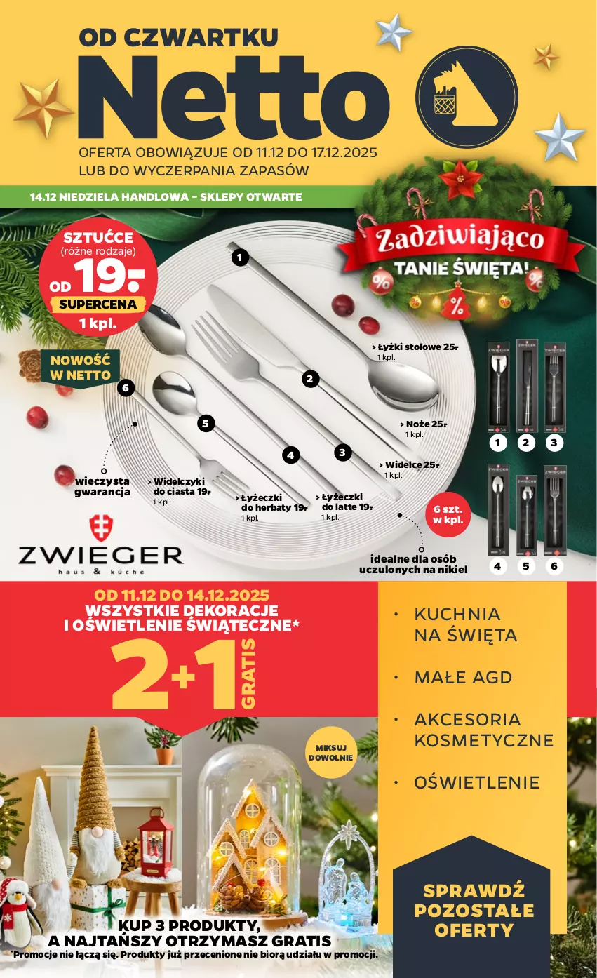 Gazetka promocyjna Netto - Od Czwartku Przemysłowa - ważna 11.12 do 17.12.2025 - strona 1 - produkty: Gra, Kuchnia, Noż