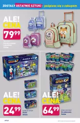 Gazetka promocyjna Aldi - Gazetka - ważna od 17.07 do 17.07.2021 - strona 14 - produkty: Gra, Walizka, Puzzle, Plecak, Dzieci