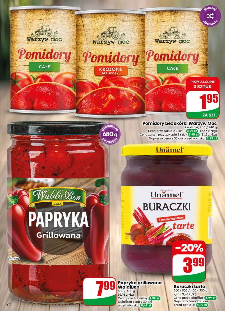 Gazetka promocyjna Dino - Gazetka 30 / 2026 - ważna 22.07 do 28.07.2026 - strona 28 - produkty: Buraczki, Grill, Pomidory