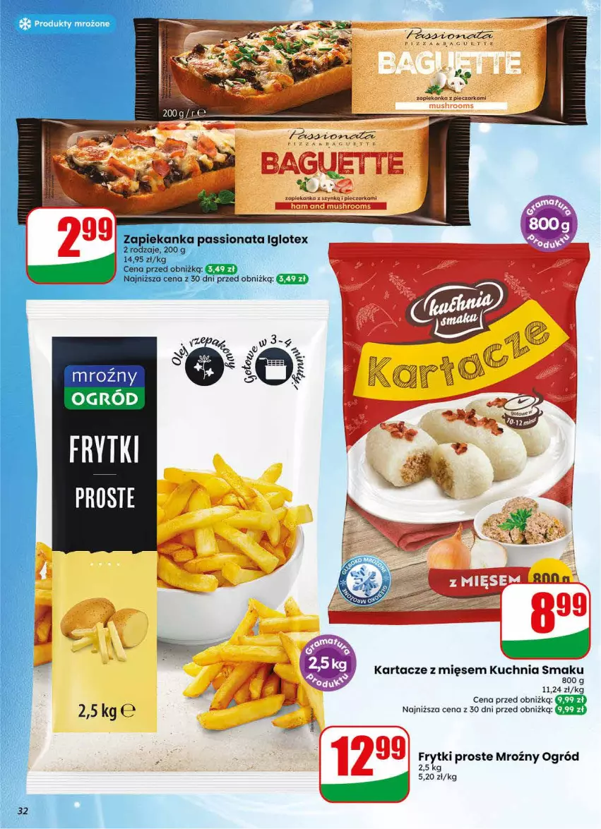 Gazetka promocyjna Dino - Gazetka 30 / 2026 - ważna 22.07 do 28.07.2026 - strona 32 - produkty: Frytki, Kuchnia, Mus, Ogród, Piec, Pieczarka, Pizza, Zapiekanka