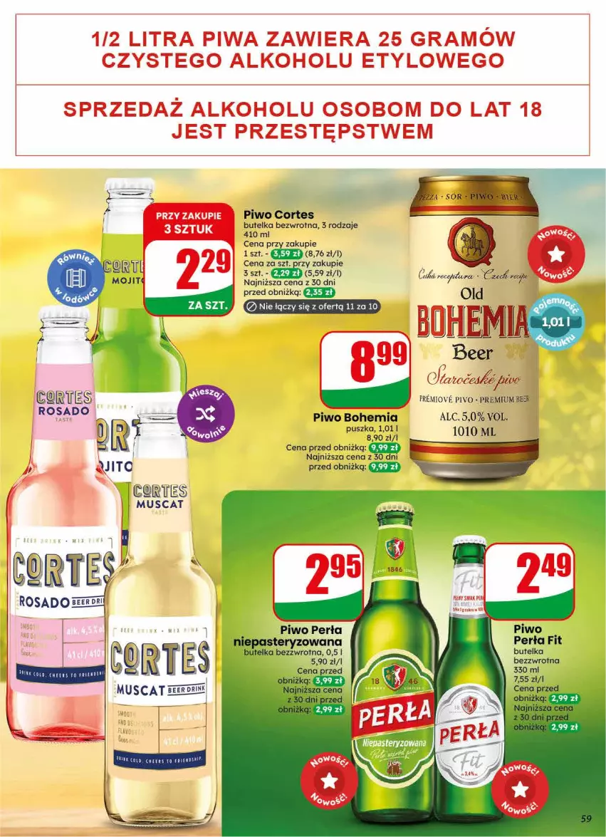 Gazetka promocyjna Dino - Gazetka 30 / 2026 - ważna 22.07 do 28.07.2026 - strona 59 - produkty: Gra, Perła, Piwa, Piwo