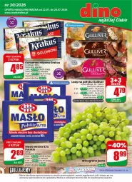 Gazetka promocyjna Dino - Gazetka 30 / 2026 - Gazetka - ważna od 28.07 do 28.07.2026 - strona 1 - produkty: Krakus, Ser, JBL, Discover, Wino, Masło