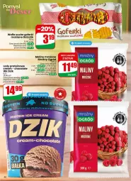 Gazetka promocyjna Dino - Gazetka 30 / 2026 - Gazetka - ważna od 28.07 do 28.07.2026 - strona 34 - produkty: Wafle, Lody, Maliny, Ogród