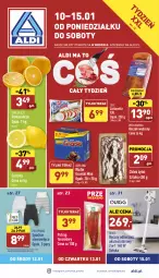 Gazetka promocyjna Aldi - Pełny katalog - Gazetka - ważna od 15.01 do 15.01.2022 - strona 1 - produkty: Goplana, Odkurzacz, Sos, Gra, Zott, Zottarella, Cytryny, Pomarańcze, Tera, Wafle, LANA, Grześki, Boczek, Pstrąg, Spodnie, Chleb, Pocopiano, Akumulator, Pstrąg łososiowy, Fa