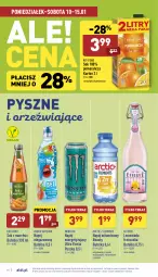 Gazetka promocyjna Aldi - Pełny katalog - Gazetka - ważna od 15.01 do 15.01.2022 - strona 10 - produkty: Sok, Lemoniada, Truskawki, Ananas, Cynk, Tera, Kubuś Waterrr, Kubuś, Napój niegazowany, Napój