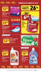 Gazetka promocyjna Aldi - Pełny katalog - Gazetka - ważna od 15.01 do 15.01.2022 - strona 19 - produkty: Płyn do prania, Rum, Papier, Tablet, Tera, Papier toaletowy, Velvet, Vizir, Silan, Płyn do płukania, Ręcznik, Somat, Carefree, Zmywarki, Wkładki, Tabletki do zmywarki