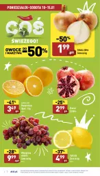 Gazetka promocyjna Aldi - Pełny katalog - Gazetka - ważna od 15.01 do 15.01.2022 - strona 2 - produkty: Cebula, Warzywa, Gra, Granat, Cytryny, Pomarańcze, Winogrona, Owoce, Wino