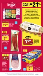 Gazetka promocyjna Aldi - Pełny katalog - Gazetka - ważna od 15.01 do 15.01.2022 - strona 23 - produkty: Sos, Ser, Zott, Bell, Kiełbasa krakowska, Jaja, Jogurt, Tera, Sushi, Kotlin, Pstrąg, Bella, Jogobella, Karmi, Kiełbasa, Mięso, Pstrąg łososiowy