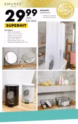 Gazetka promocyjna Biedronka - Okazje tygodnia - Gazetka - ważna od 01.10 do 01.10.2022 - strona 20 - produkty: Lusterko kosmetyczne, Kosz, Zasłona, Zasłona prysznicowa
