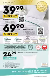Gazetka promocyjna Biedronka - Okazje tygodnia - Gazetka - ważna od 01.10 do 01.10.2022 - strona 27 - produkty: Top, Kołdra, Tera, Aloe vera, Poduszka