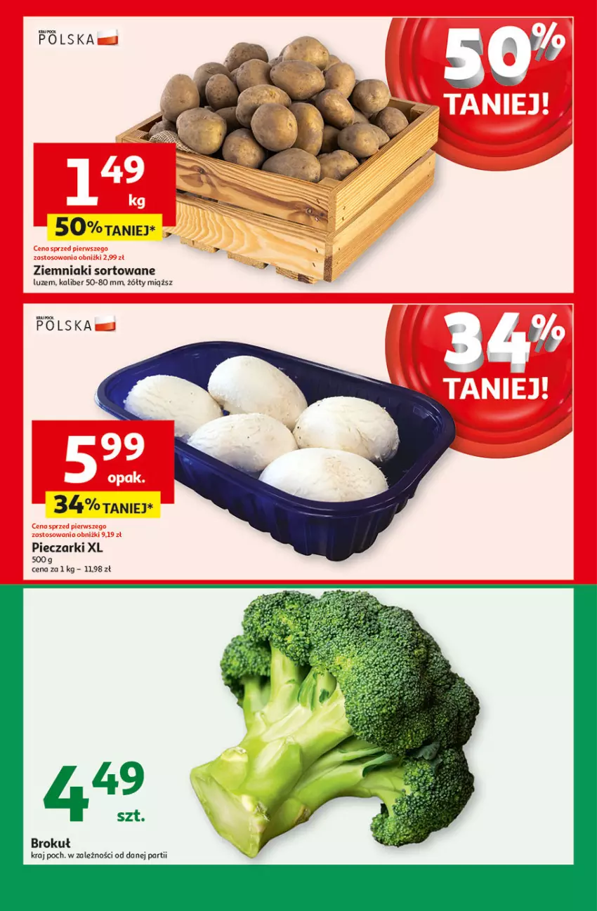 Gazetka promocyjna Auchan - Pewność Niskich Cen Moje - ważna 31.10 do 06.11.2024 - strona 5 - produkty: Piec, Ziemniaki