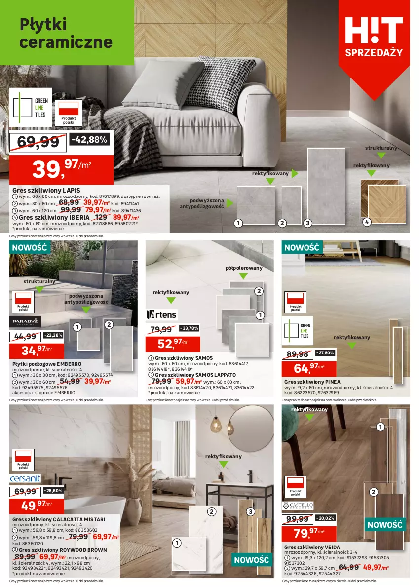 Gazetka promocyjna Leroy Merlin - Gazetka Leroy Merlin - ważna 05.03 do 26.03.2025 - strona 10 - produkty: Emulsja, Fa, Farba lateksowa, Gra, Gres, Gres szkliwiony, Luxens, Magnat Ceramic, Olej, Por, Rama, Top, Tran