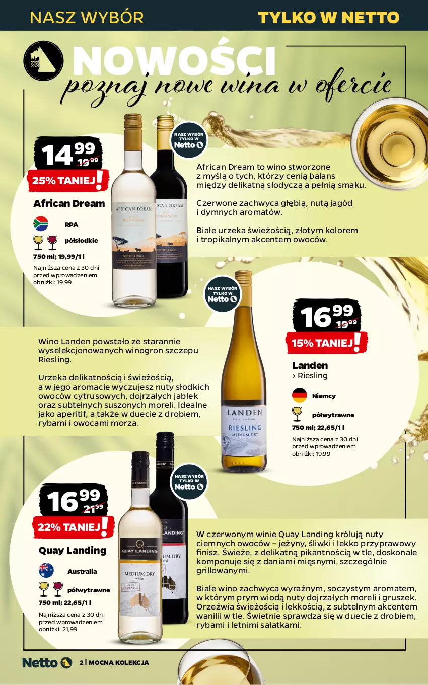 Gazetka promocyjna Netto - Netto_MK_06/25 - ważna 02.06 do 30.06.2025 - strona 2 - produkty: Grill, Jeżyny, Nuty, O nas, Ryba, Sałat, Sałatka, Wino