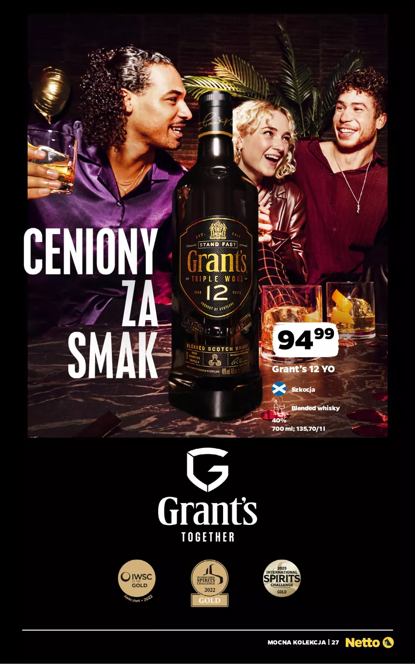 Gazetka promocyjna Netto - Netto_MK_06/25 - ważna 02.06 do 30.06.2025 - strona 27 - produkty: Gra, Grant's, Koc, Whisky