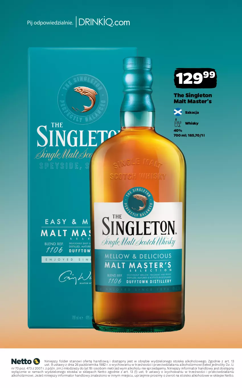 Gazetka promocyjna Netto - Netto_MK_06/25 - ważna 02.06 do 30.06.2025 - strona 33 - produkty: Koc, Rama, Whisky