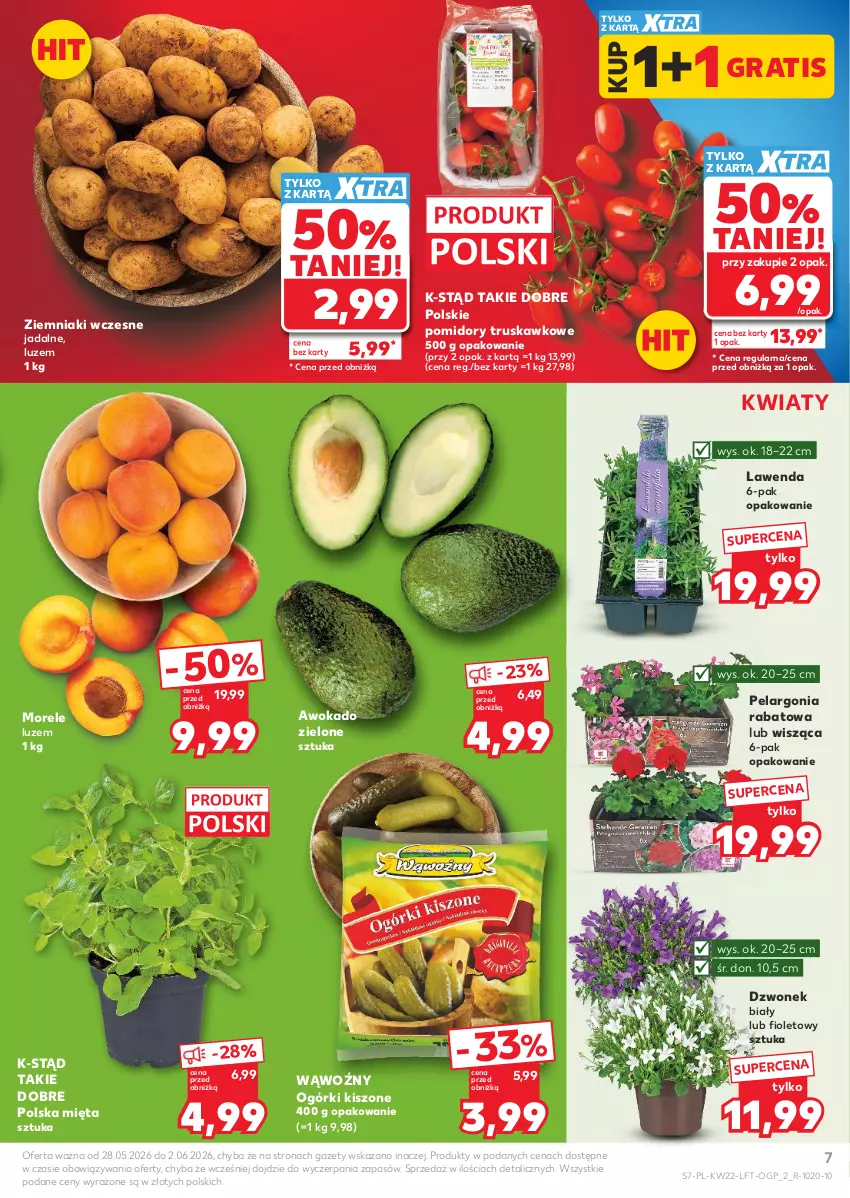 Gazetka promocyjna Kaufland - Gazetka tygodnia - ważna 28.05 do 02.06.2026 - strona 7 - produkty: Dzwonek, Gra, Mięta, Pomidory, Ziemniaki