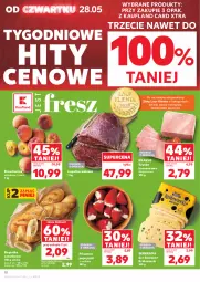 Gazetka promocyjna Kaufland - Gazetka tygodnia - Gazetka - ważna od 02.06 do 02.06.2026 - strona 10 - produkty: Piec, Krakus, Warzywa, Ser, Por, Szynka konserwowa, Laur, Szynka, Bagietka, Sport, Pieczywo, Brzoskwinie, Bagietka czosnkowa, Owoce, Olej