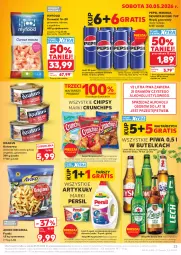 Gazetka promocyjna Kaufland - Gazetka tygodnia - Gazetka - ważna od 02.06 do 02.06.2026 - strona 23 - produkty: Piwa, Krakus, Sok, Ser, Por, Gin, Gra, 7up, Persil, Chipsy, Mirinda, Pepsi, Napój gazowany, Crunchips, Krewetki, Frytki, Waga, Napój