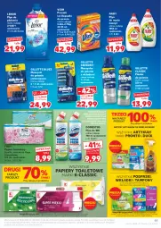 Gazetka promocyjna Kaufland - Gazetka tygodnia - Gazetka - ważna od 02.06 do 02.06.2026 - strona 65 - produkty: Domestos, Por, Do mycia naczyń, Papier, Bell, Pianka do golenia, Płyn do mycia naczyń, Tampony, Papier toaletowy, Duck, Szynka, Vizir, Płyn do płukania, Podpaski, Gillette, Płyn do wc, Foxy, Maszynka, Fairy, Bella, Płyn do mycia, Maszynka do golenia, Pronto, Wkładki, Kapsułki do prania, Waga, Lenor, Fa