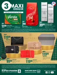 Gazetka promocyjna Super Pharm - Gazetka - Gazetka - ważna od 30.11 do 30.11.2021 - strona 24 - produkty: Torebka, Por, Gra, Cif, Lierac, Praliny, Lindor, Zdrowie, Dres, Mars, Pudełko, Suplement diety, Olej, Lindt, Fa