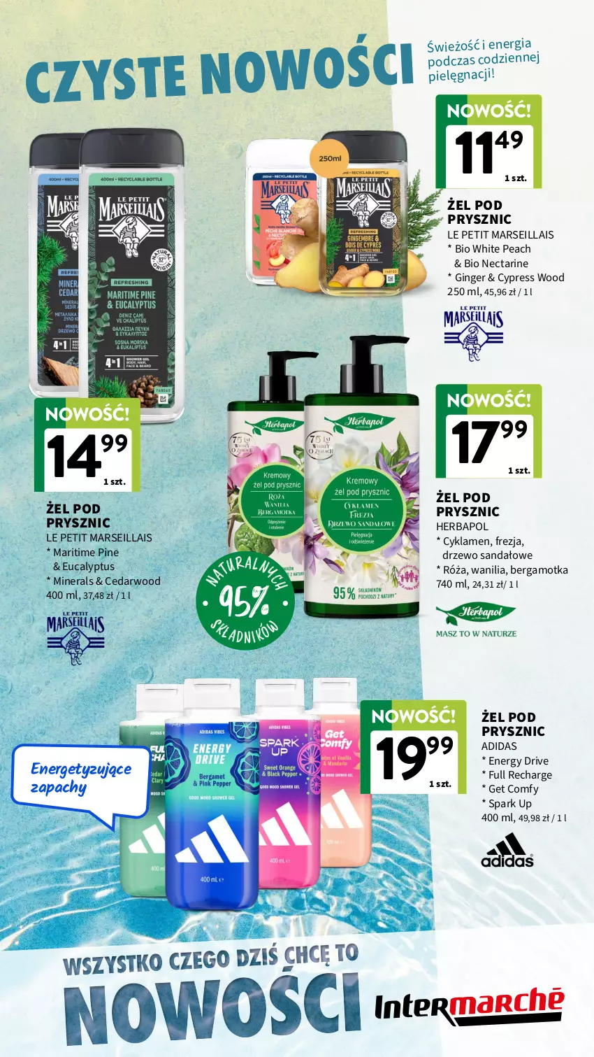 Gazetka promocyjna Intermarche - Katalog Nowości - ważna 07.05 do 20.05.2026 - strona 10 - produkty: Adidas, Cyklamen, Gin, Herbapol, Mars, Róża, Sandał
