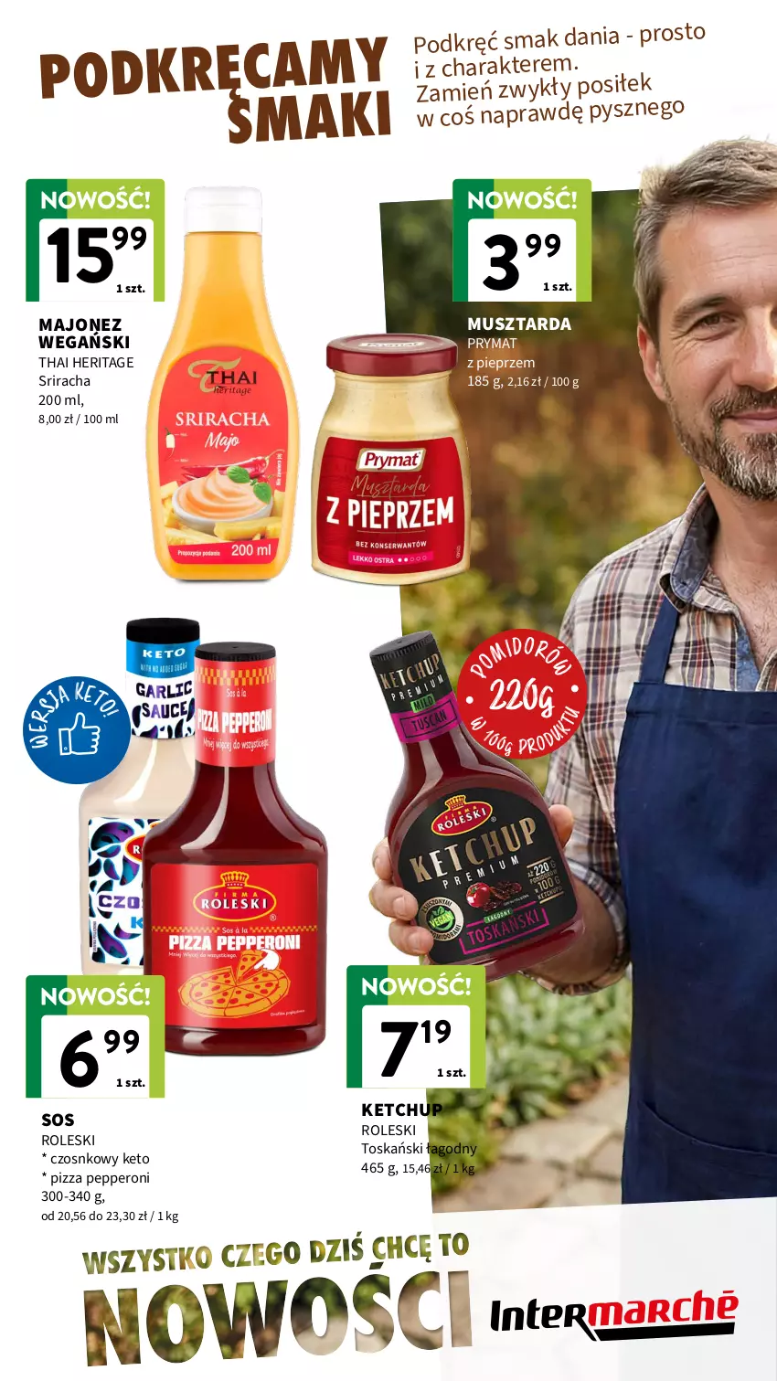 Gazetka promocyjna Intermarche - Katalog Nowości - ważna 07.05 do 20.05.2026 - strona 5 - produkty: Ketchup, Majonez, Mus, Musztarda, Pieprz, Pizza, Prymat, Sos